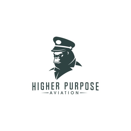Higher Purpose Aviation Design by Custom Logo Graphic