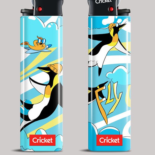 Create illustrations for a limited collection of Cricket Lighters (Multiple Winners) Design by Ainur B.