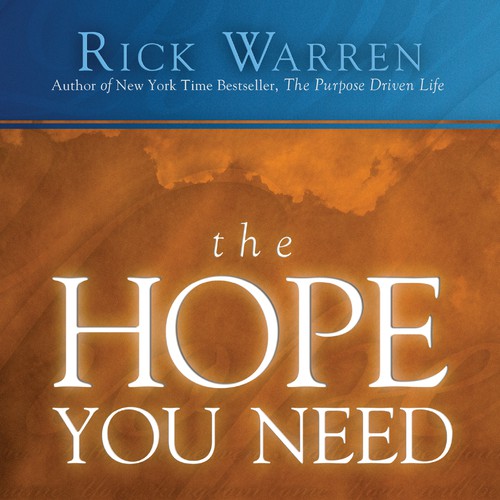 Design Rick Warren's New Book Cover Design by aCharlie