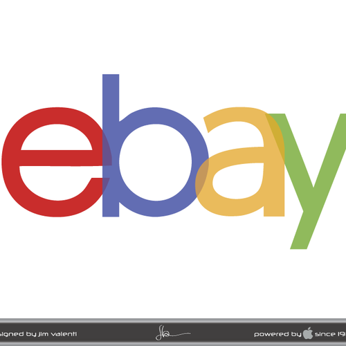99designs community challenge: re-design eBay's lame new logo! Design by jimvalenti