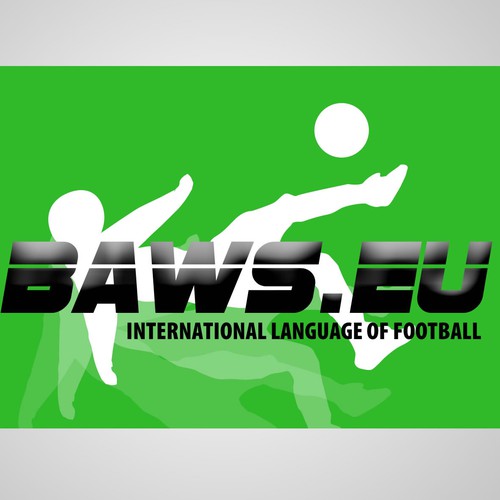 Global football (soccer) logo - baws.eu Design by samivo