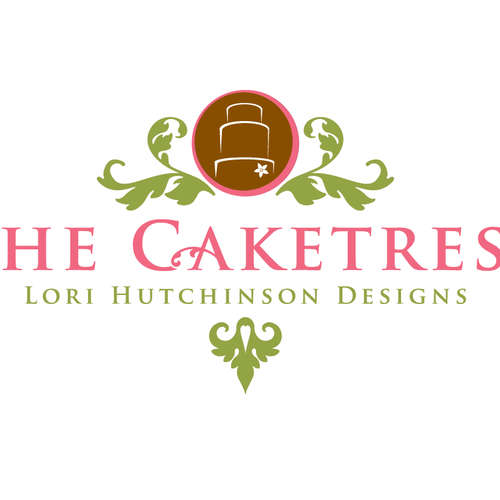 elegant Highend WEDDING CAKE DESIGNER LOGO 