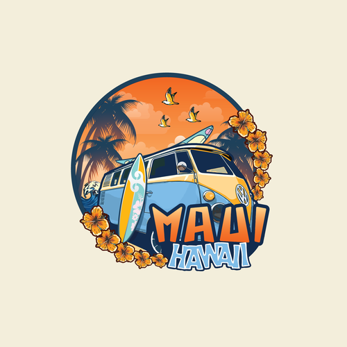 A T-Shirt Design to appeal to travelers to Maui Hawaii Design by dule88