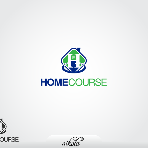 Create the next logo for homecourse Diseño de Niko!a