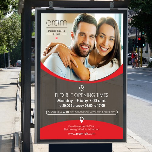 Create a eyecatching poster for a leading dental clinic. Design by FuturisticBug