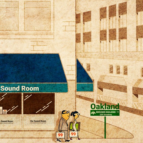 Community Contest: Create a great poster for 99designs' new Oakland office (MULTIPLE WINNERS!) Design by NIN ^ _^