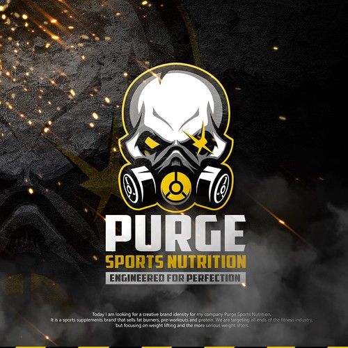 Create a powerful college sports style logo for Purge Sports Nutrition Design by Bane85