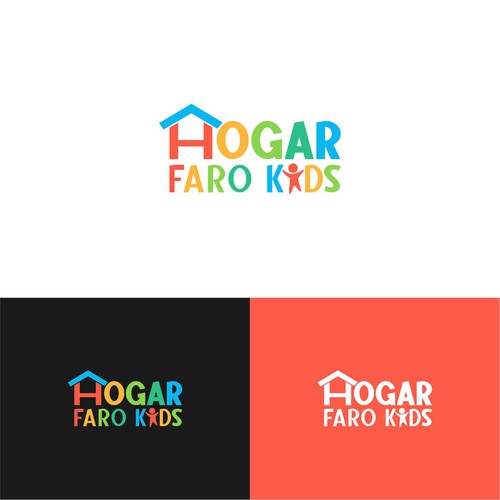 Design a kids logo for an orphanage. Design by Logood.id