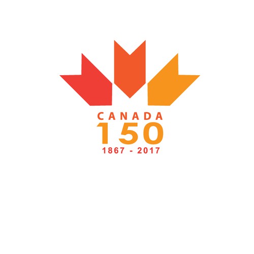 Community contest: Design Canada’s 150th birthday logo! Design by Maksow