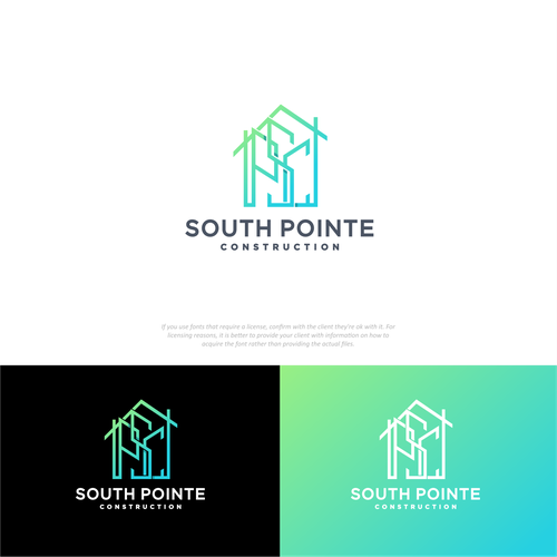 South Pointe Construction Logo Logo design contest