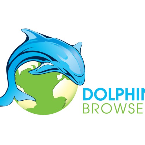 New logo for Dolphin Browser Design réalisé par tesori