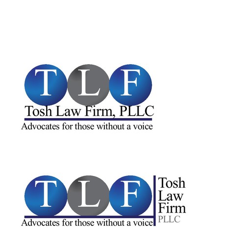 logo for Tosh Law Firm, PLLC Design por F_designs.
