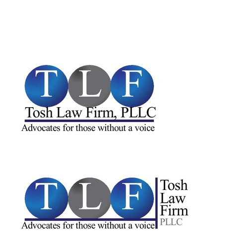 logo for Tosh Law Firm, PLLC Ontwerp door F_designs.