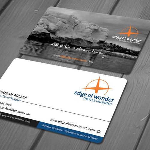 Create a card that exudes the awesomeness of luxury adventure travel Design by deviserpark