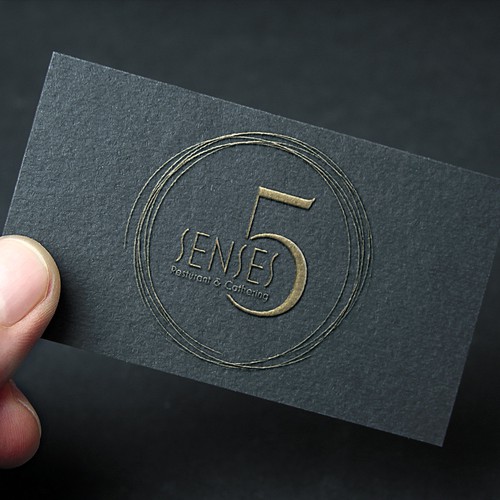 Restaurant logo to stimulate 5 senses Design by Meco23