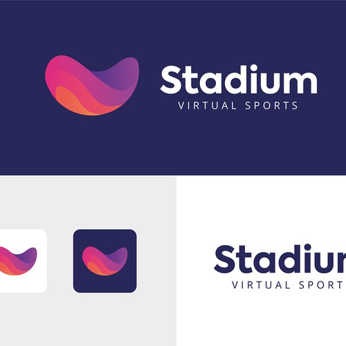 "Stadium Virtual Sports" Formal Logo Design Design by Uli Estrada