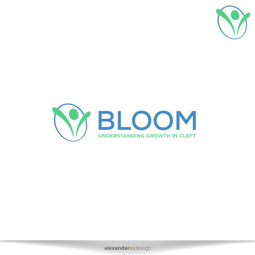 A sweet, child friendly logo that appeals to new parents focused on growth and health Design by alexandarm