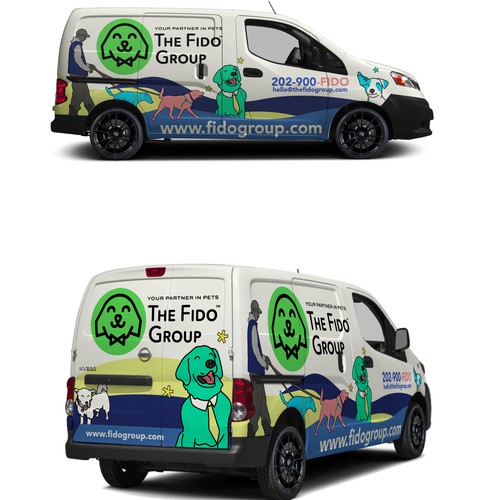 Sleek & simple van wrapping images for Google My Business Design by Priyo