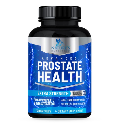 Nature's Nutrition needs a Men's Prostate Health product label Design by Walid Designs Studio