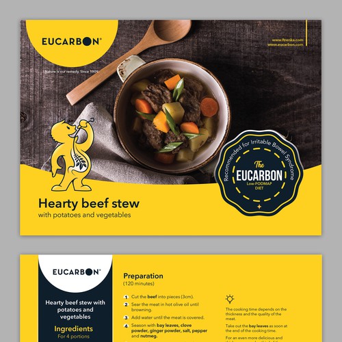 Recipe flyer template Design by YaseenArt