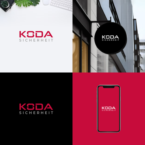 logo design for KODA Sicherheit
