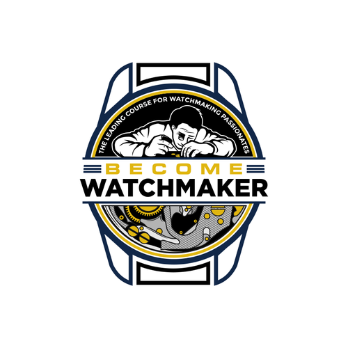 need a logo that attract watchmaking passionate to learn how to become watchmaker Design by CHICO_08