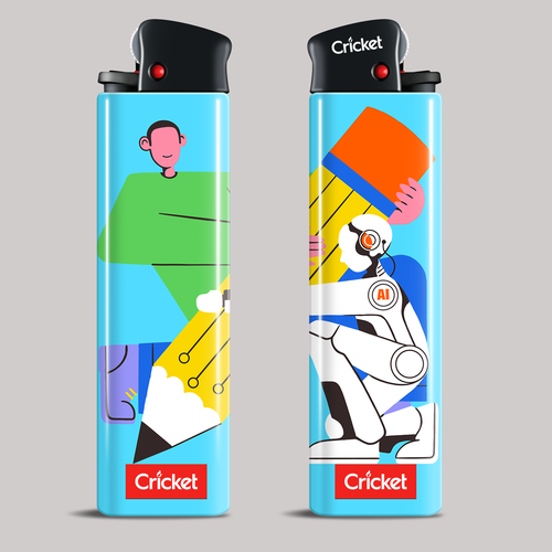 Create Art on a Lighter: Astrology, Y2K, Rave & Aliens! [multiple winners] Design by netralica