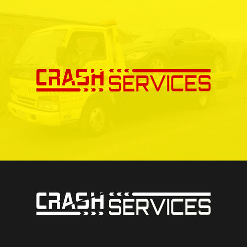 Crash Services - logo design for towing company Design by Fast Studio⚡