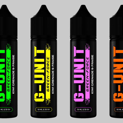 G-UNIT Eliquid need his new label Design by azabumlirhaz