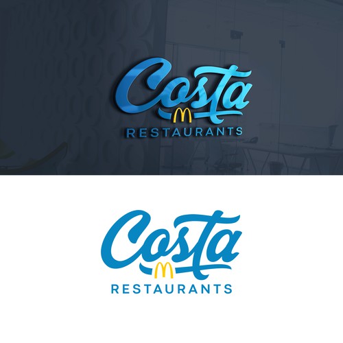 Logo for Costa Restaurants - McDonald's Design by rouf_art