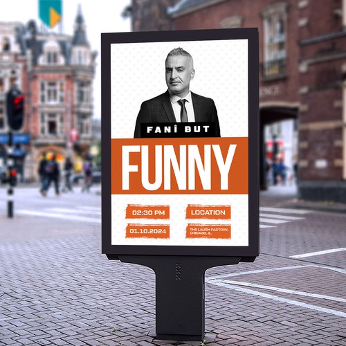 Poster design for Stand up Show Design by Tan-D