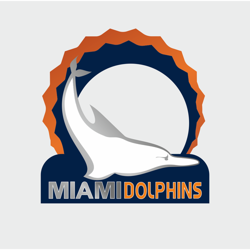 99designs community contest: Help the Miami Dolphins NFL team re-design its logo! Diseño de Green Leaf