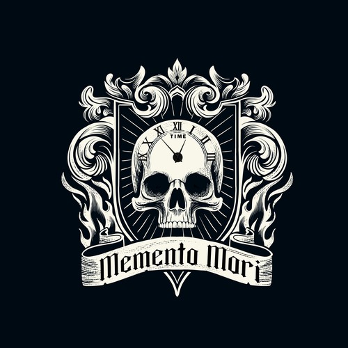 Memento Mori Crest Diseño de BrianCarreno™