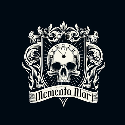 Memento Mori Crest Design by BrianCarreno™