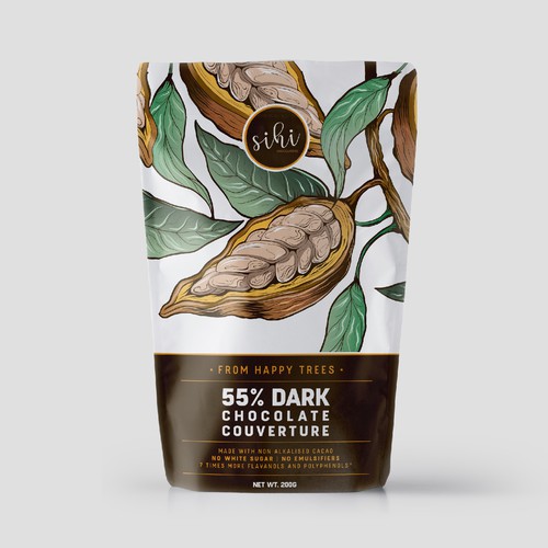 Design label for a Craft Chocolate Company Design réalisé par Tomas Miliauskas