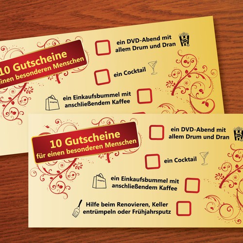 Ideenwelt / Geschenkeladen benötigt eine Gutscheinkarte