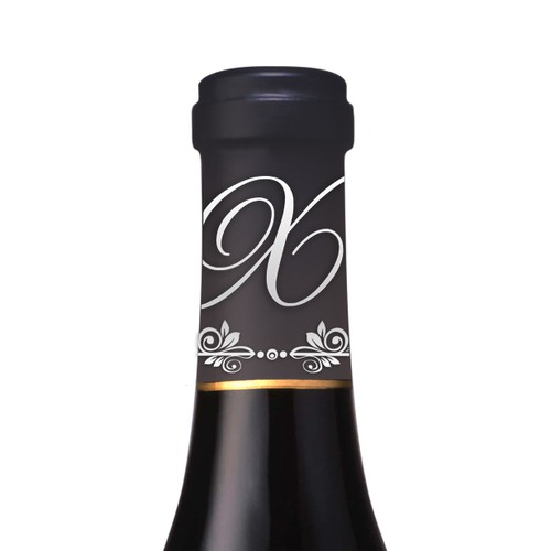 Mountain X Wine Label Diseño de Tomáš Patoprstý