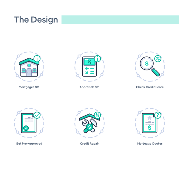 Premium FinTech & Real Estate Icon System for High-Growth Startups