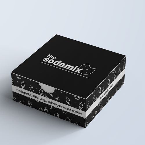 Single Cookie Box Design by Mellalance