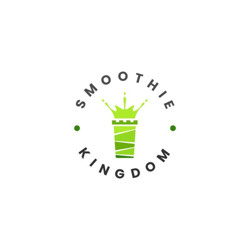 Logo for New Restaurant: Smoothie Kingdom Diseño de Pamelo
