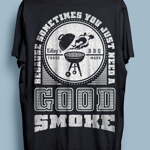 Good Smoke T-Shirt Design by Reillustrator