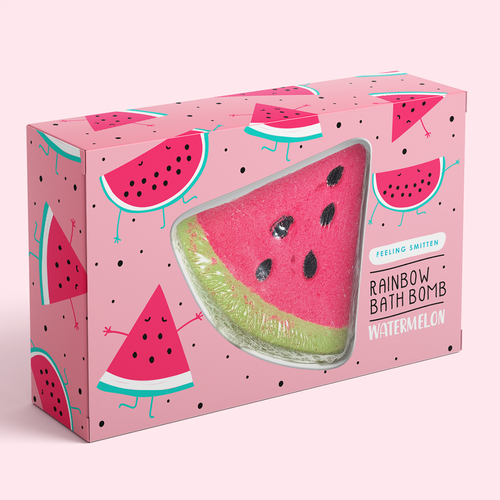 watermelon bath bombs