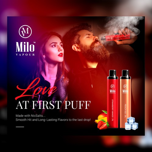 Design for Trade Show Posters for Vape Products Design by Shreya007⭐