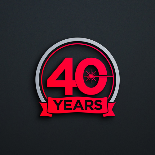 Looking for a modern, expressive 40 years jubilee logo Design by InTuos Pro