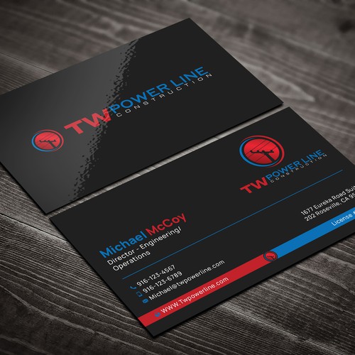 Business Card for a high voltage company Design by prosenjit_P