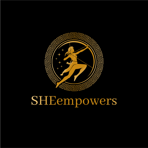 SHEempowers - luxurious design of a woman preferrably in some kind of a circle to appeal to women professionals Design by ropix