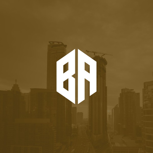 BA - Modern Monogram