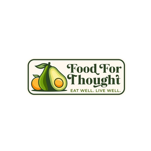 Fresh, Playful Island-Inspired Logo for Food For Thought – Organic Café & Market in the Florida Keys Design by norzone