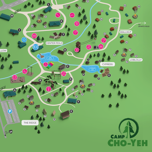 2022 Camp Cho-Yeh Map Design by WSM__