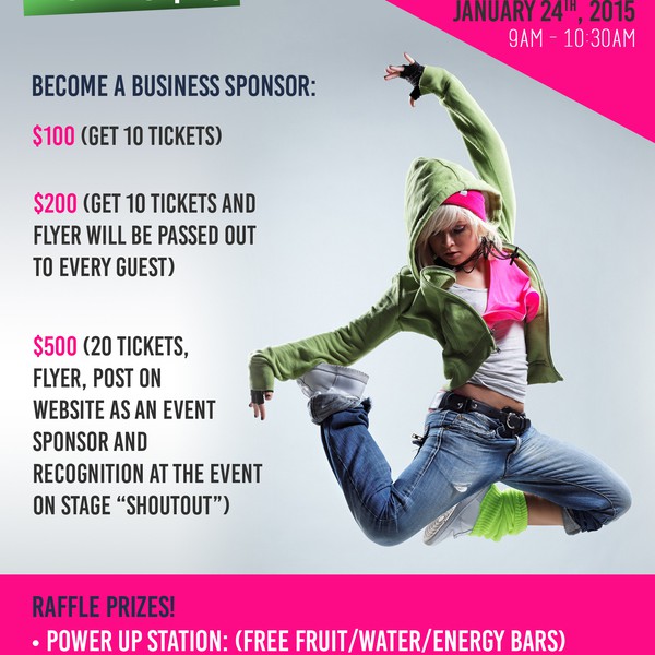 Zumbathon Flyer For A Non Profit Org